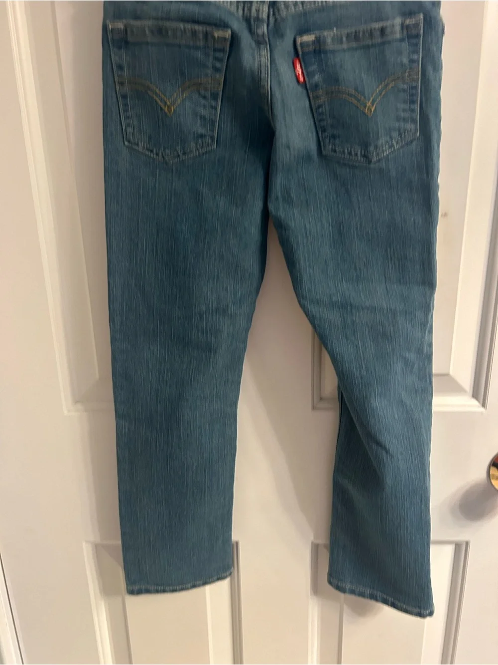 Boys Levi's Blue Straight-Leg Jeans